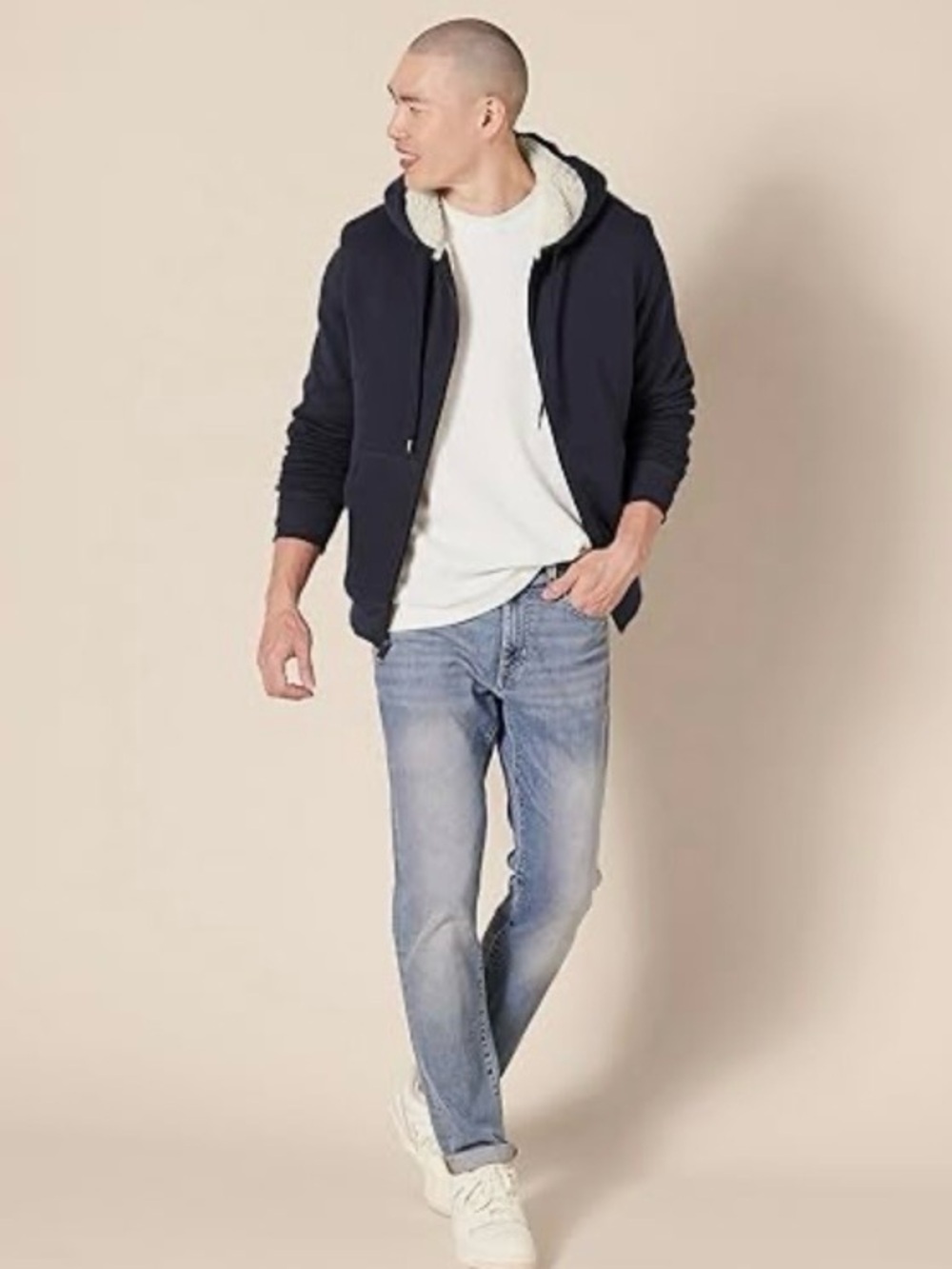 URBAN PIPELINE Fleece Hoodie, Navy